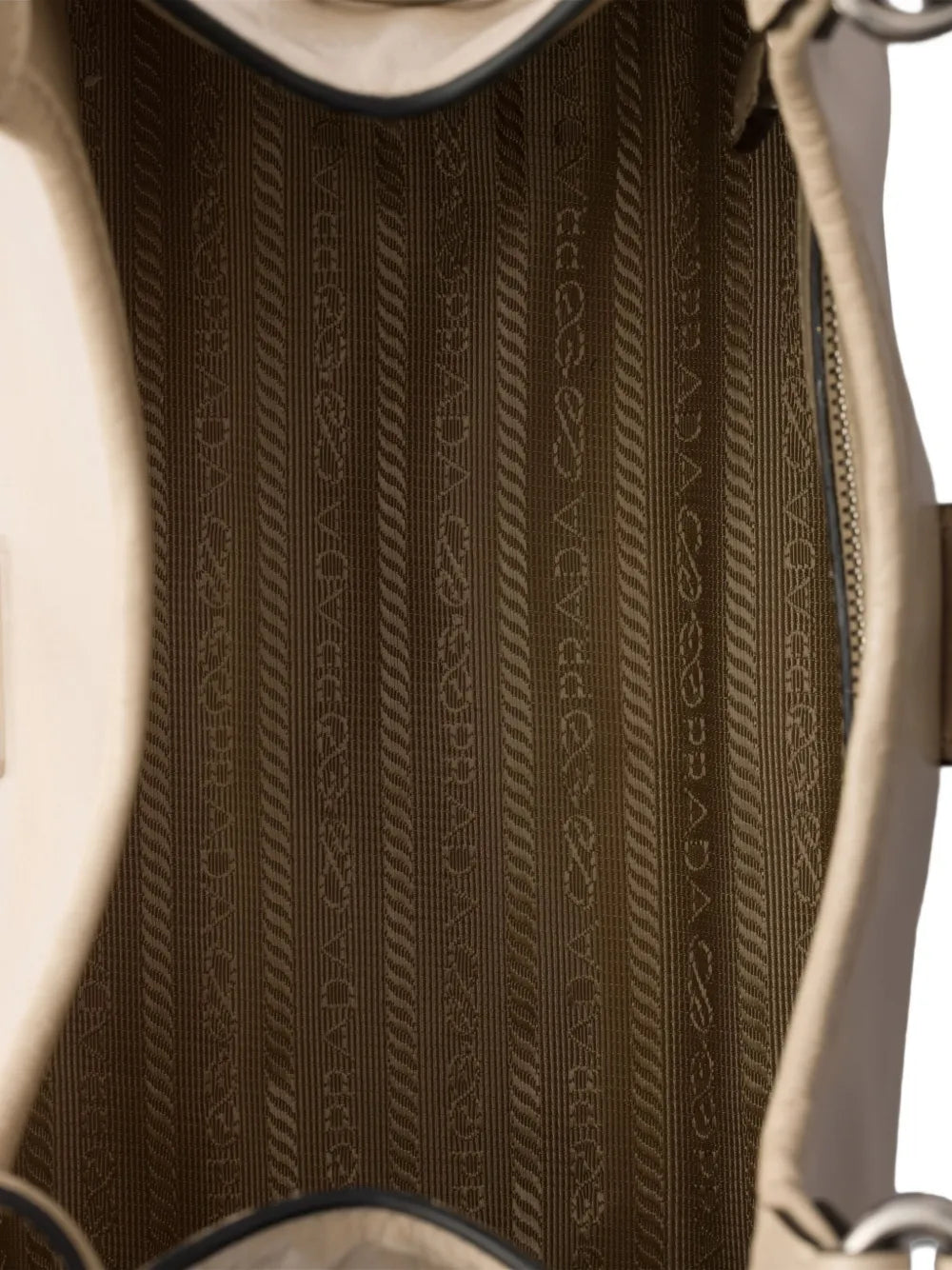 small leather push-lock tote bag