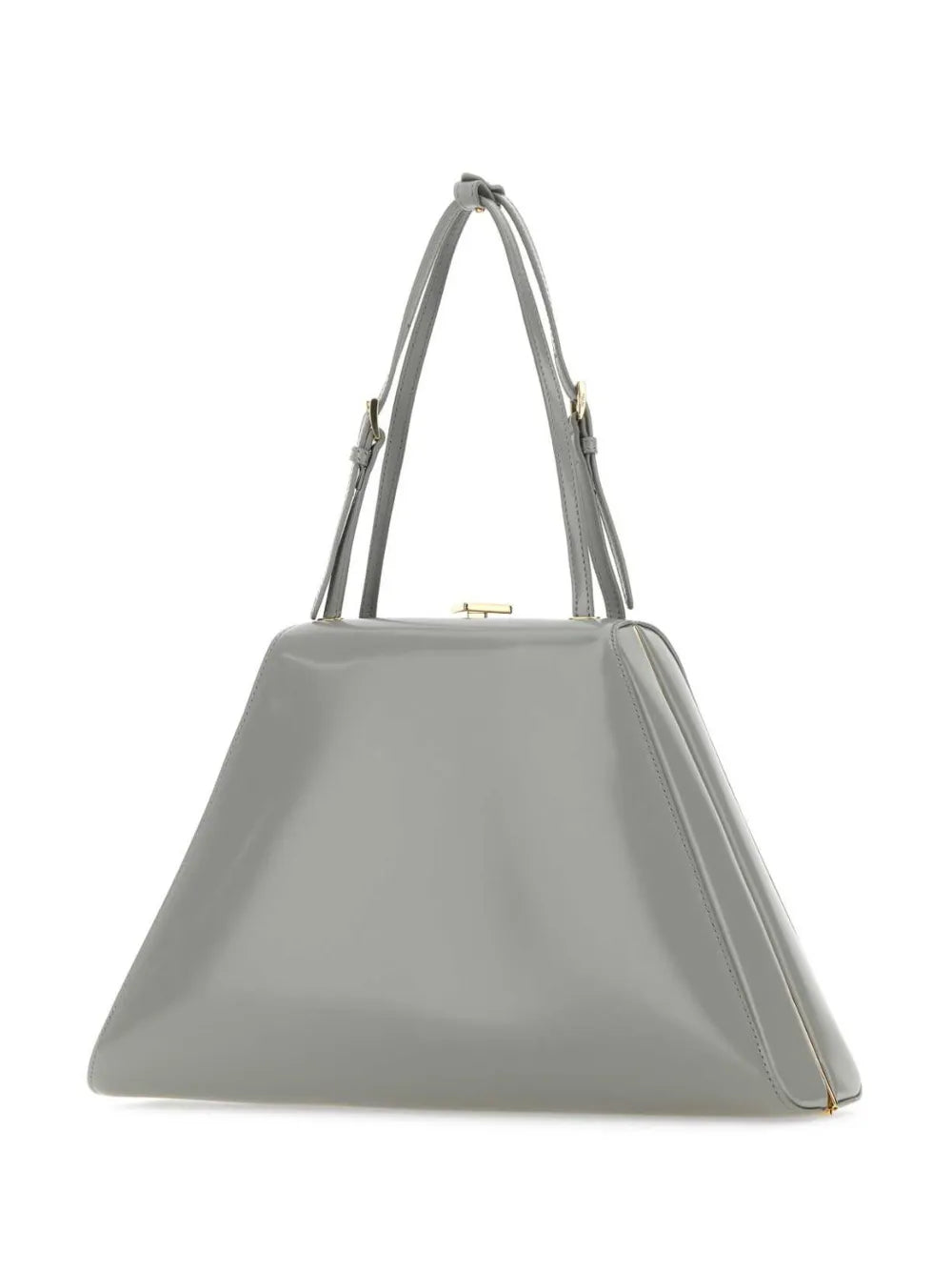 trapeze-shaped tote bag