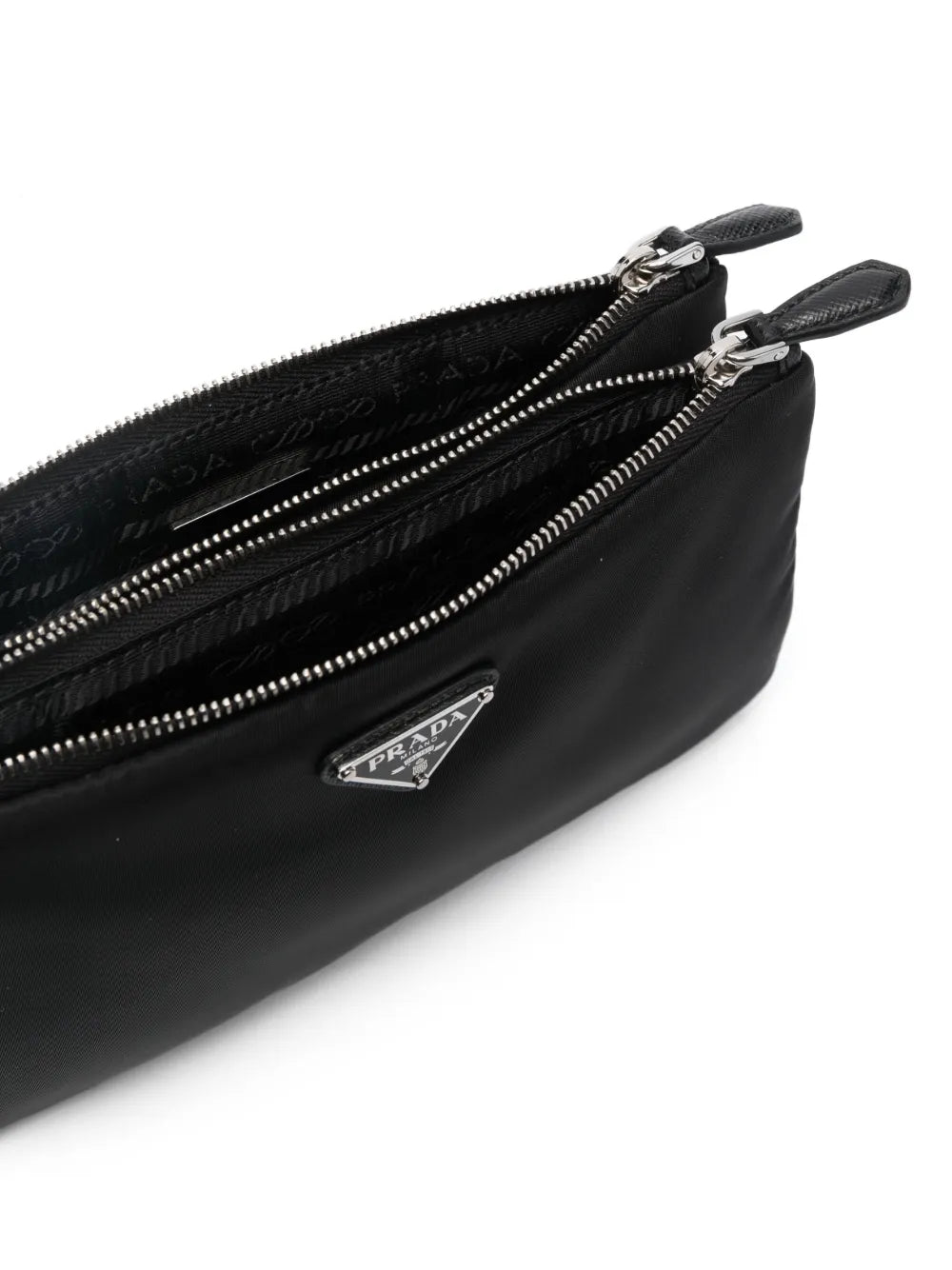 Re-Nylon partitioned clutch