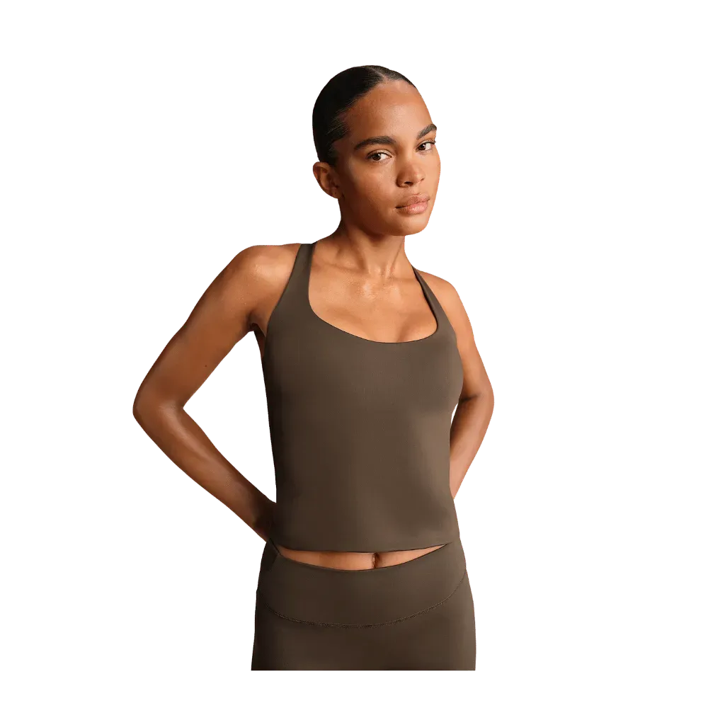 Nike X Skims Matte Women's Racerback Tank Top Dark Sepia