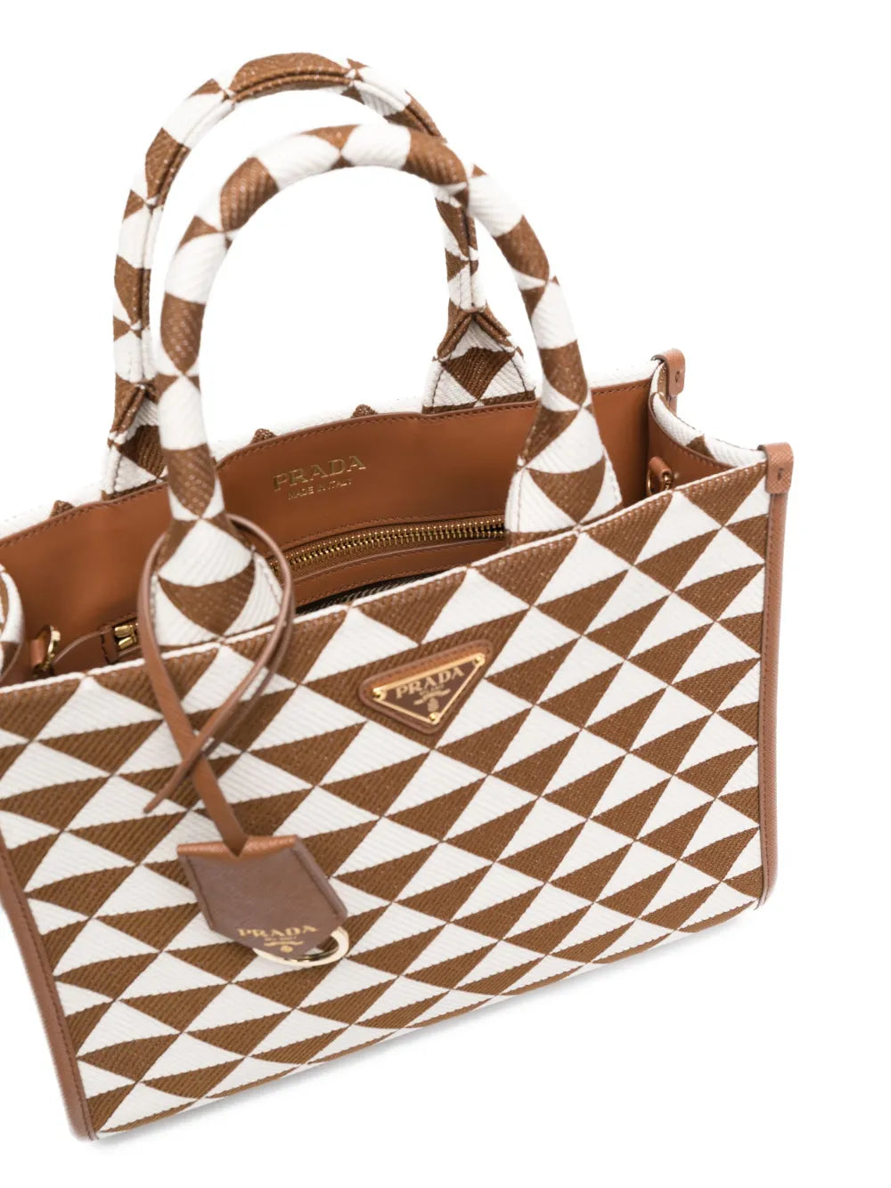 small Symbole jacquard tote bag