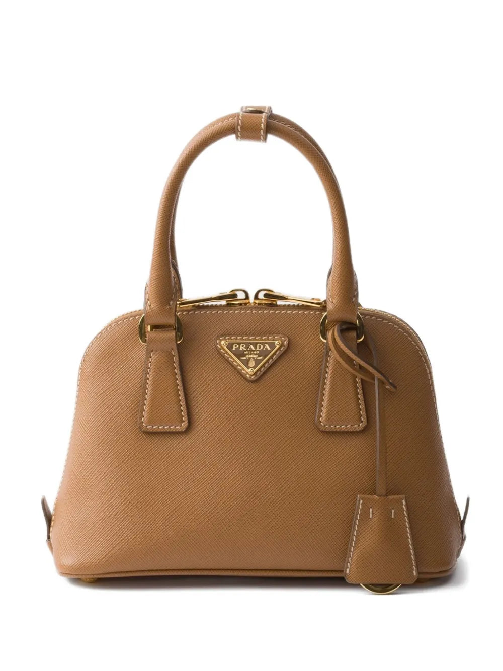 Promenade Saffiano-leather mini tote bag