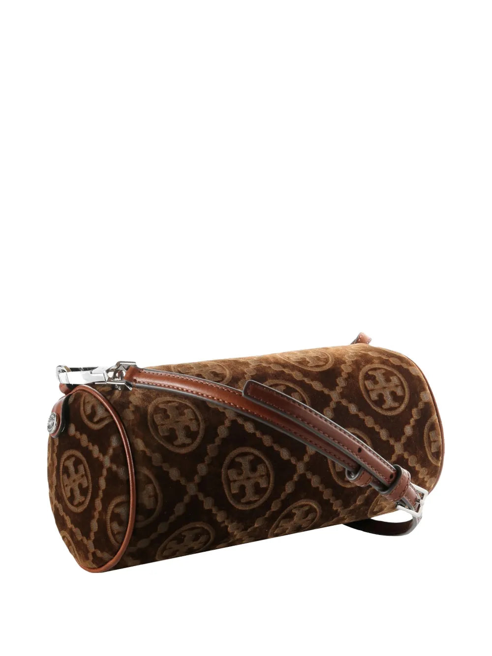 monogram cylinder tote bag