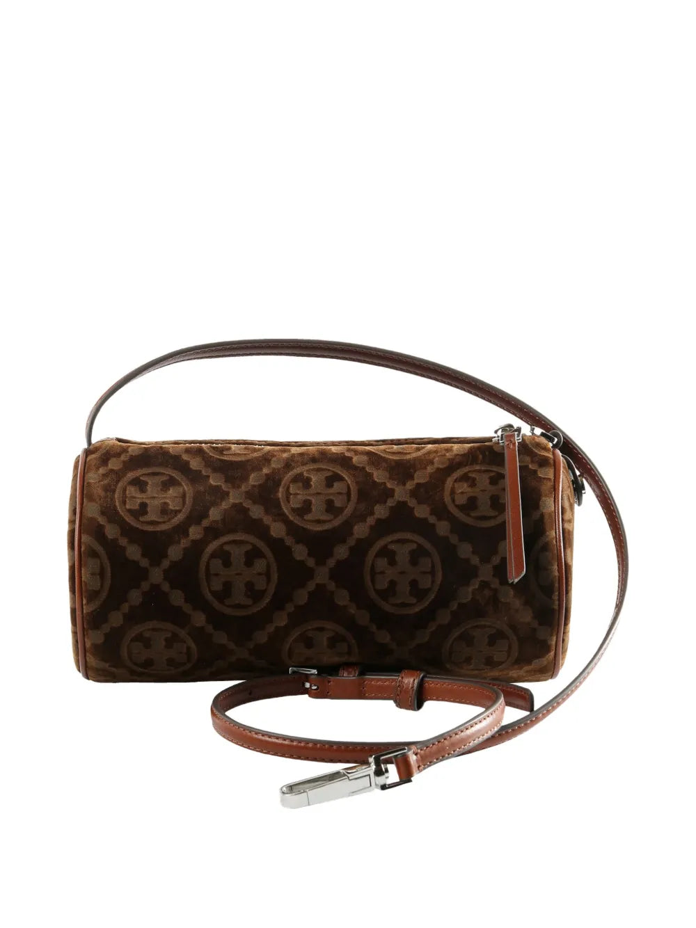 monogram cylinder tote bag