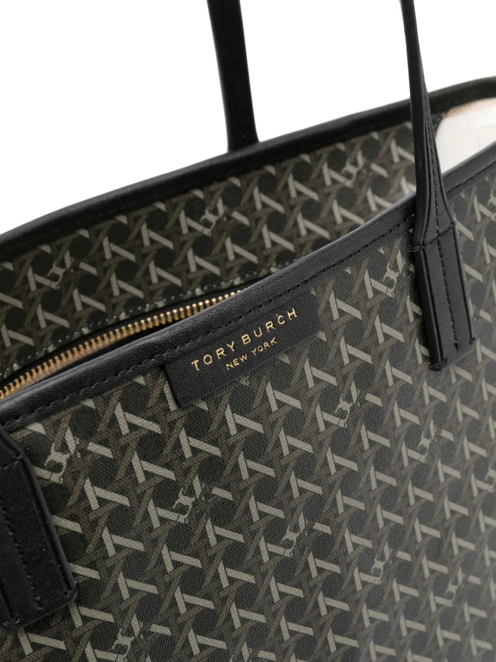 monogrammed logo tote bag