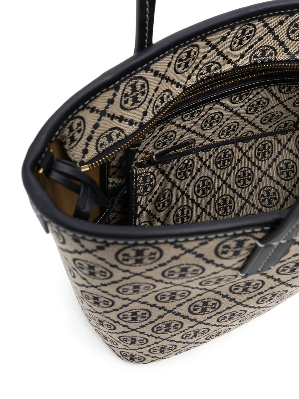 small T Monogram zip tote bag