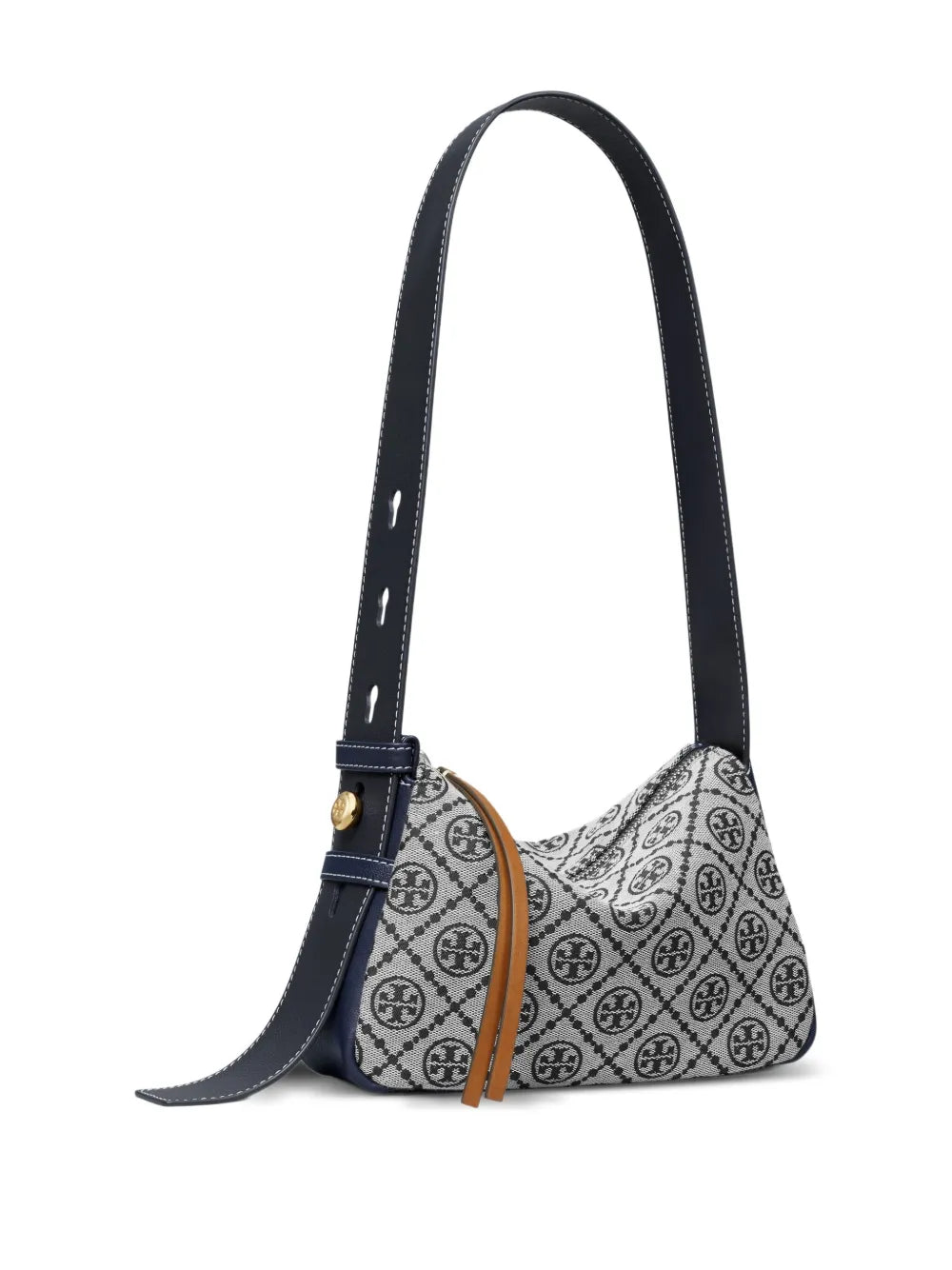 small Romy T Monogram shoulder bag