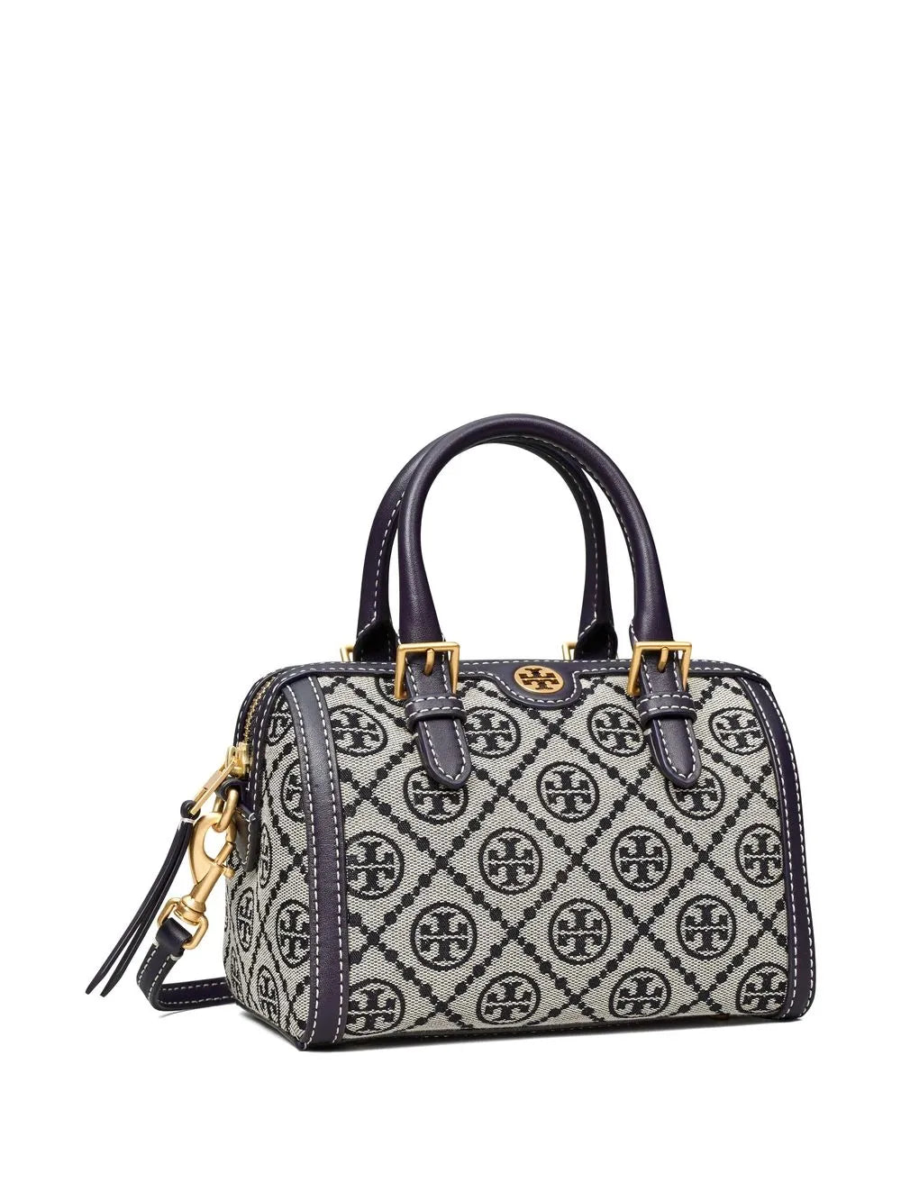 T Monogram barrel bag