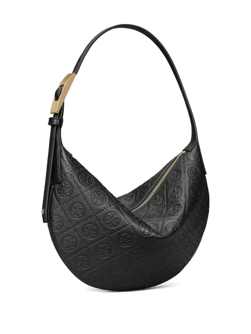 T Monogram balloon small pebble shoulder bag
