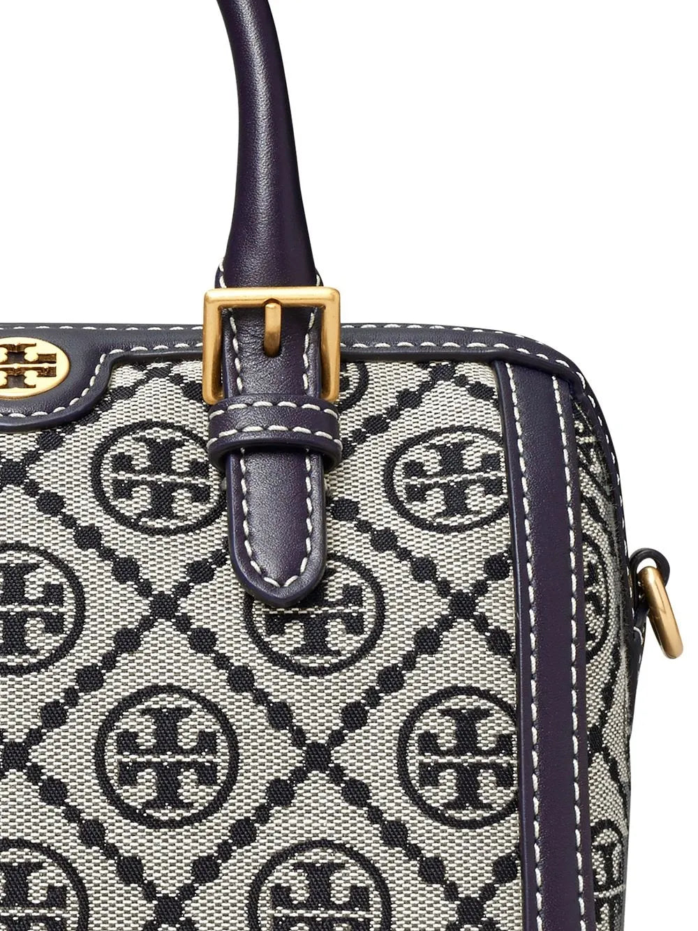 T Monogram barrel bag