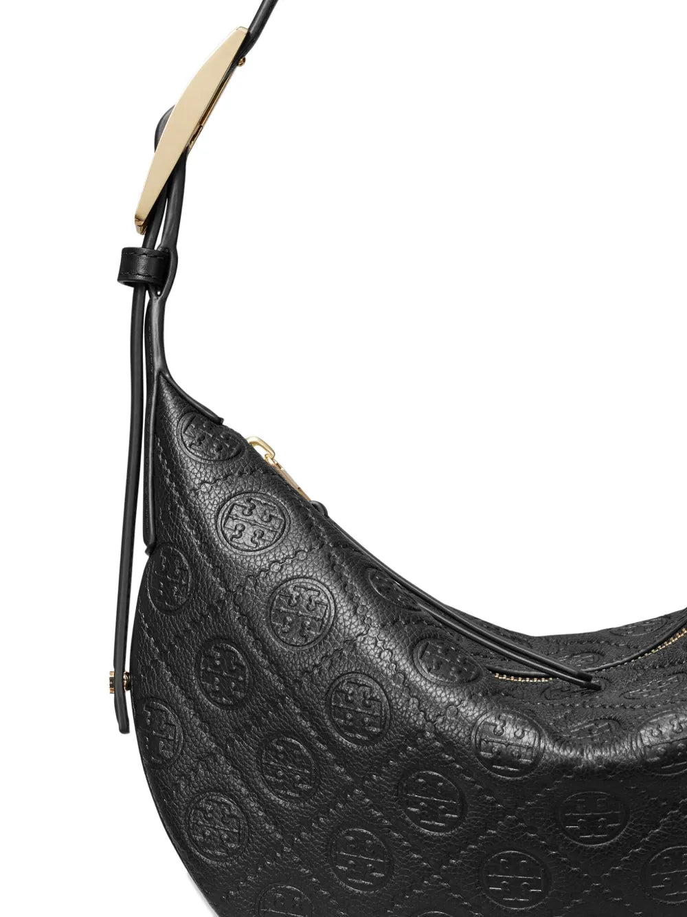 T Monogram balloon small pebble shoulder bag