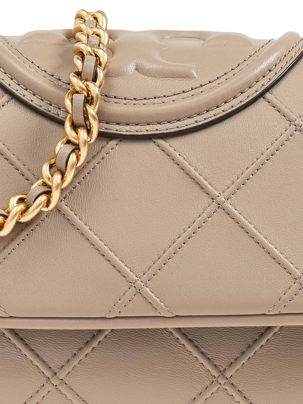 small Fleming diamond-quilted shoulder bag