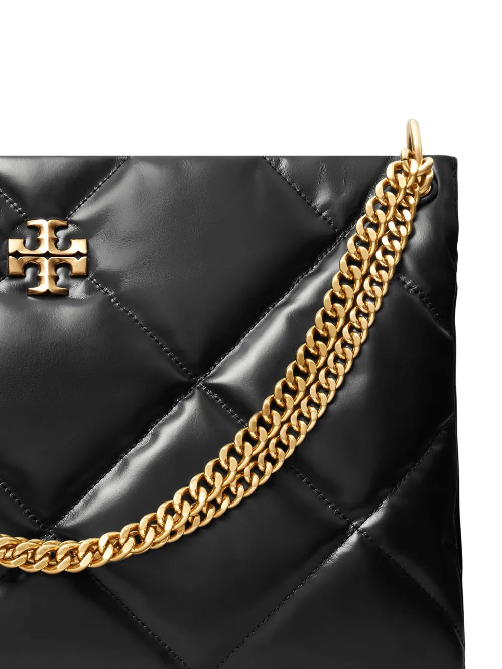 Kira diamond-quilted shoulder bag