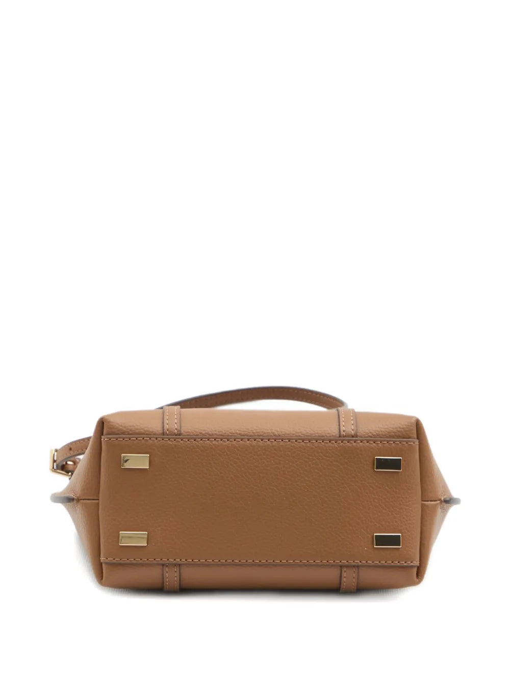 mini Perry zip-top leather tote bag