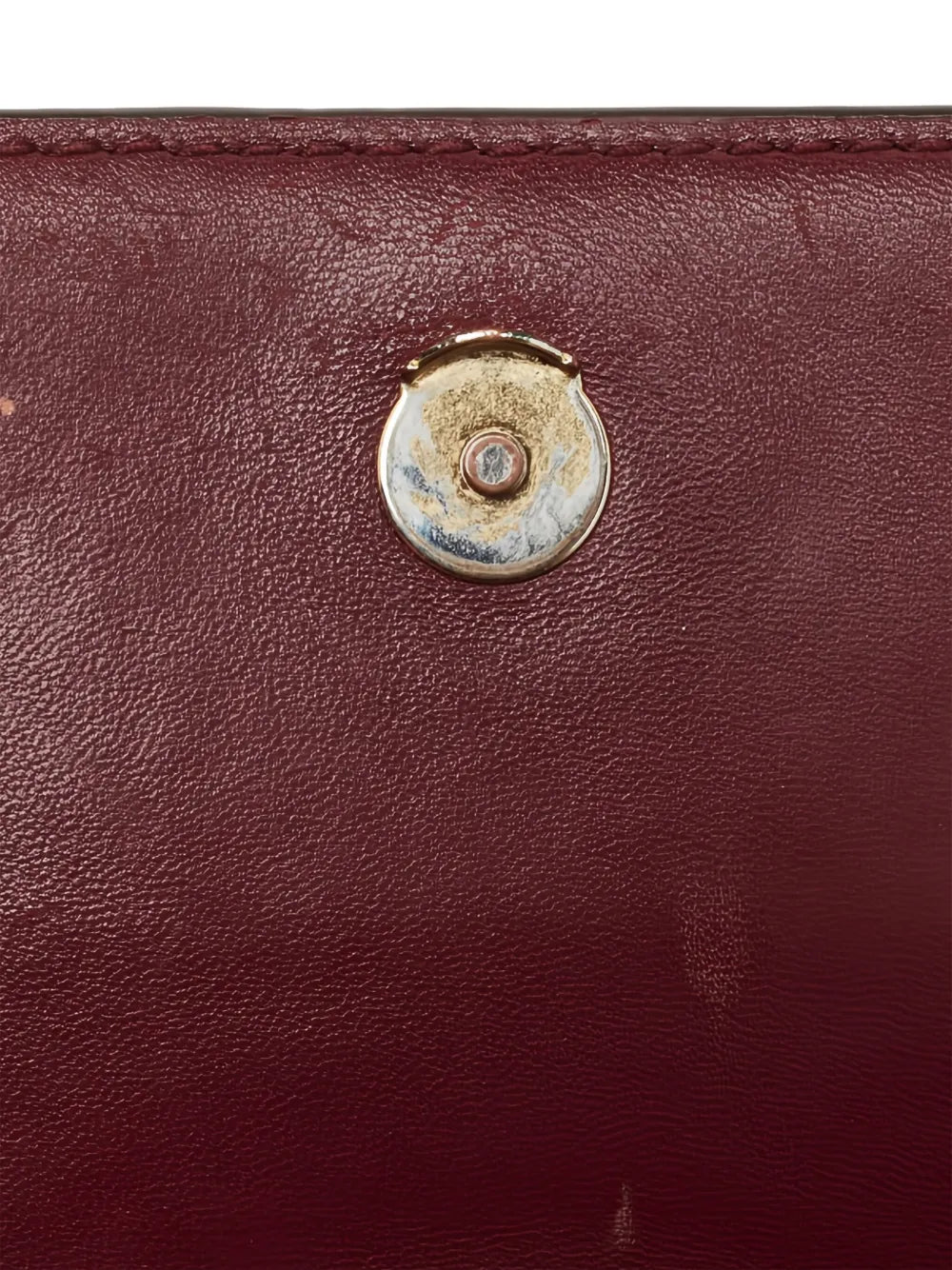 pre-owned diamond-quilting leather shoulder bag