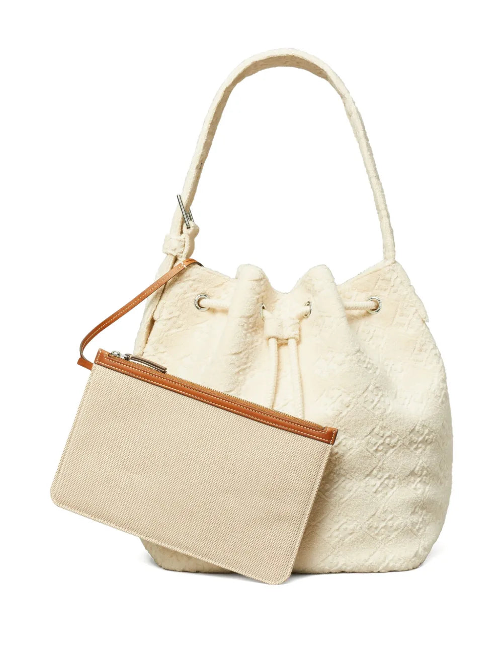 textured bucket bag