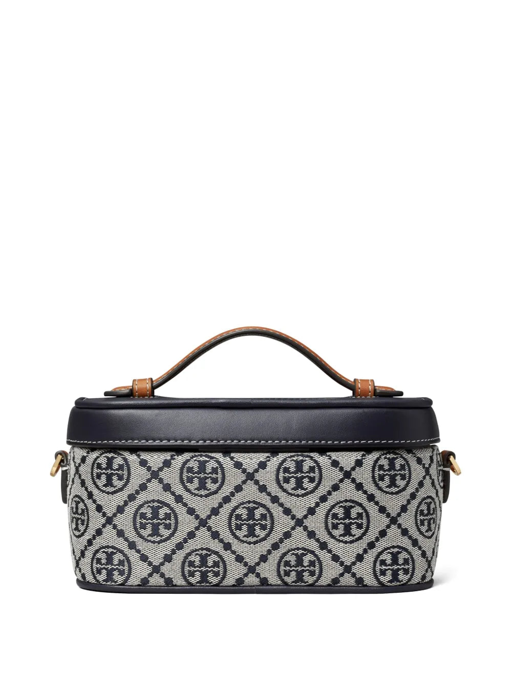 monogram-pattern tote bag
