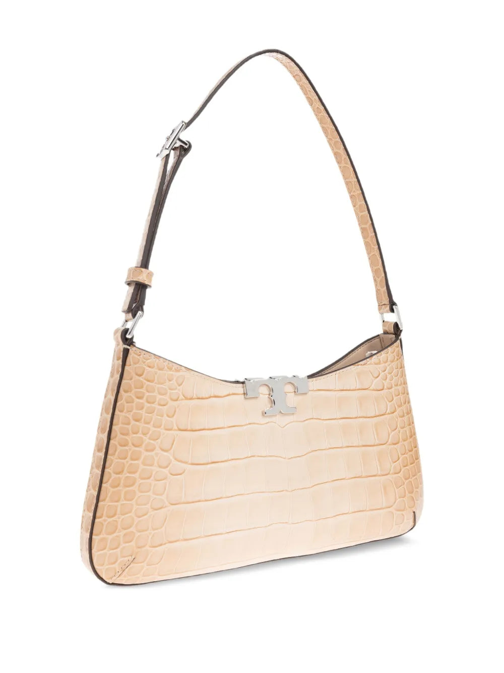 Eleanor crocodile-embossed shoulder bag