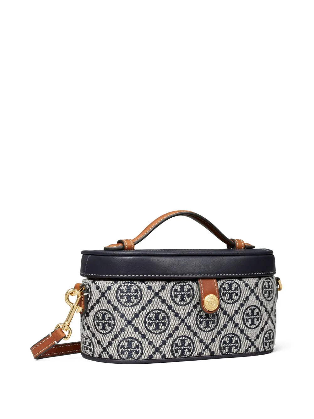 monogram-pattern tote bag