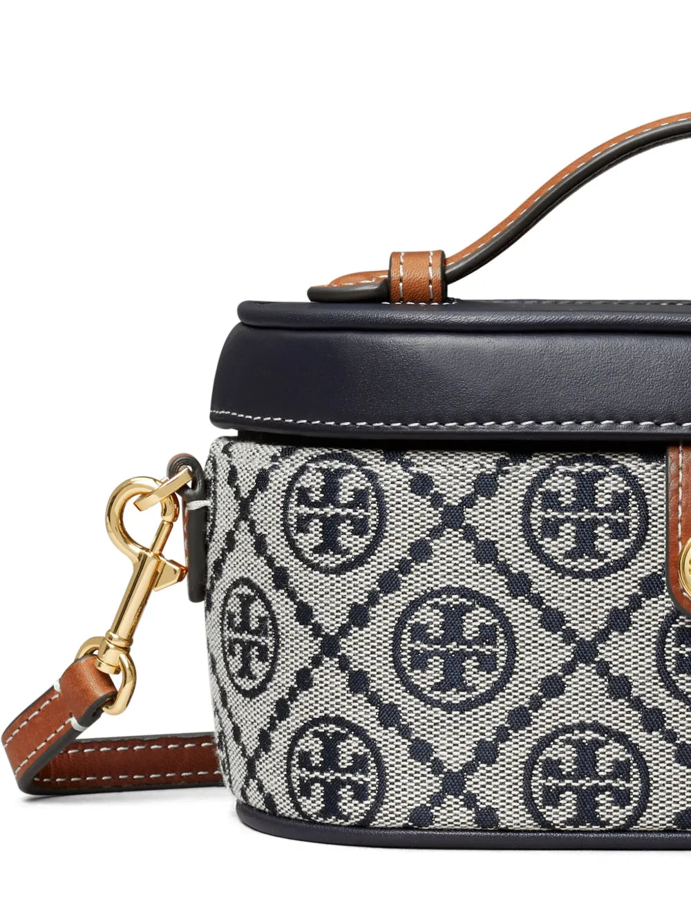 monogram-pattern tote bag