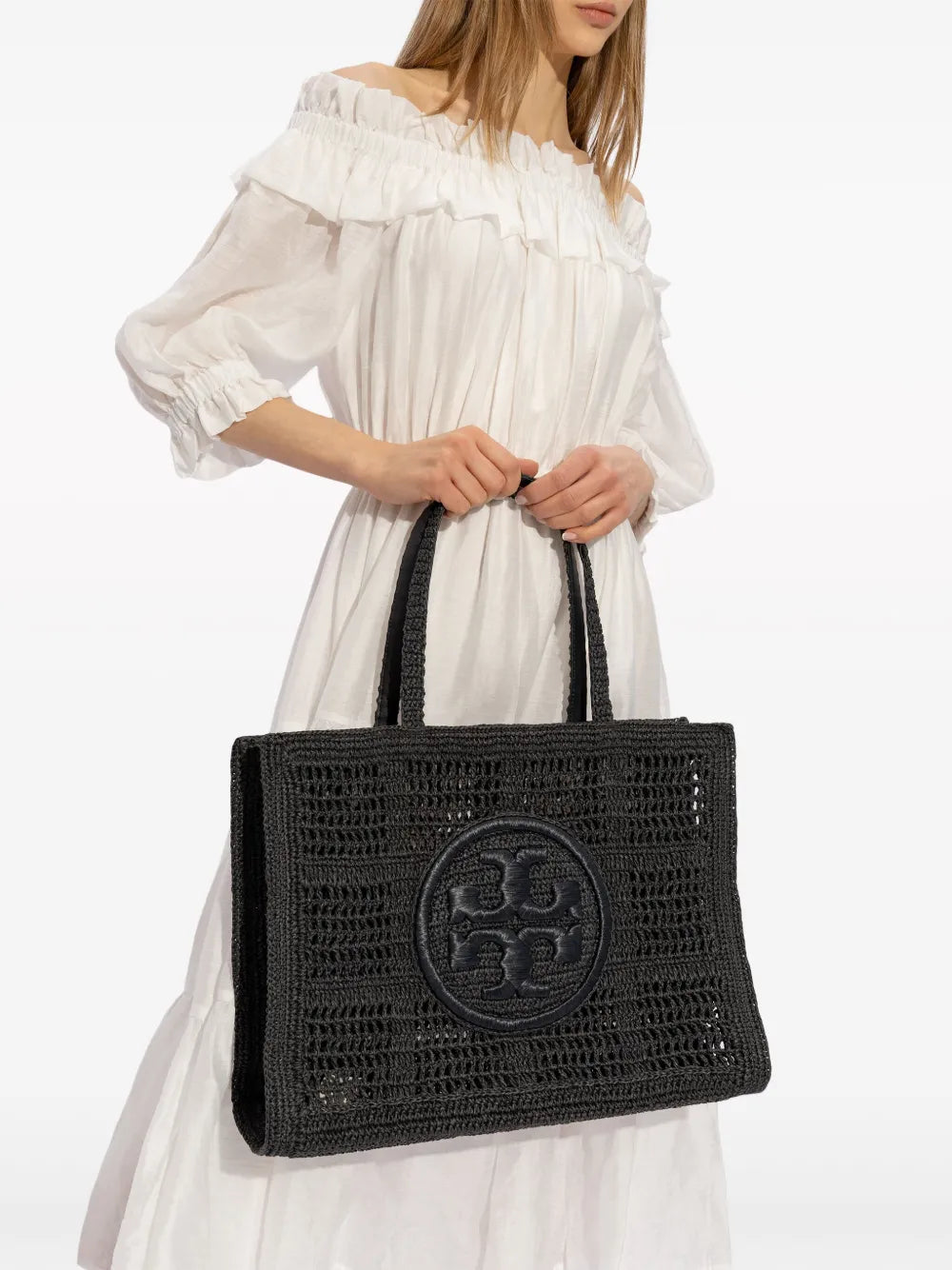 large Ella crochet tote bag