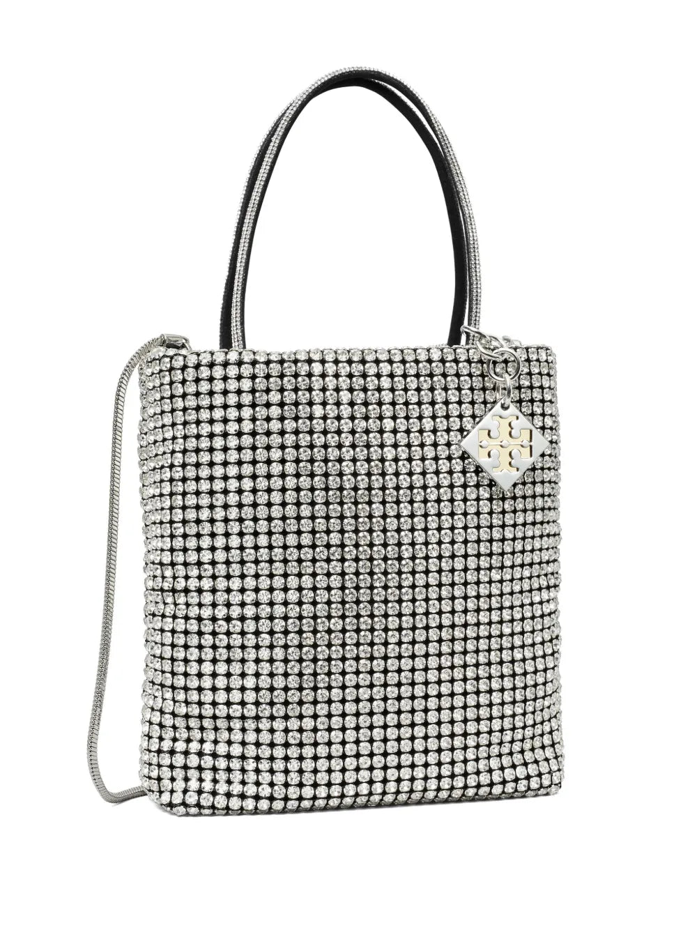mini Night Owl crystal-embellished tote bag