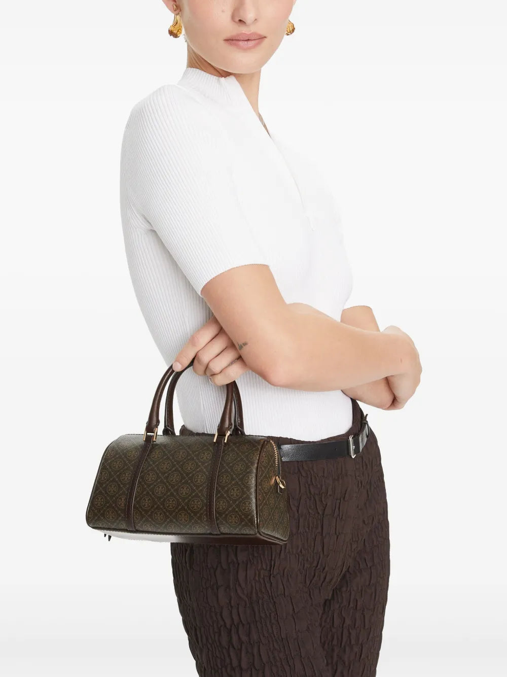 mini T Monogram Barrel tote bag