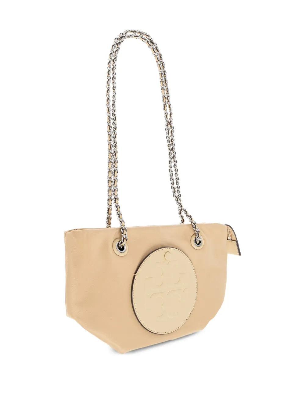 logo-patch chain tote bag