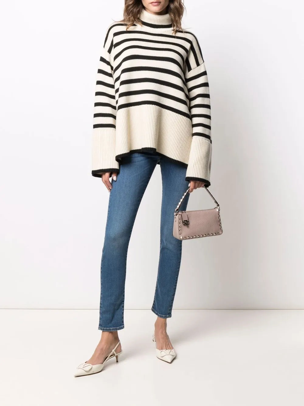 small Rockstud cross body bag