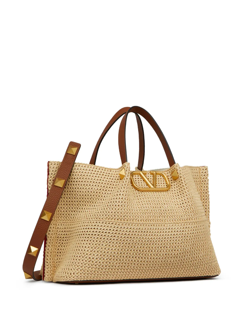 medium Summer straw tote bag