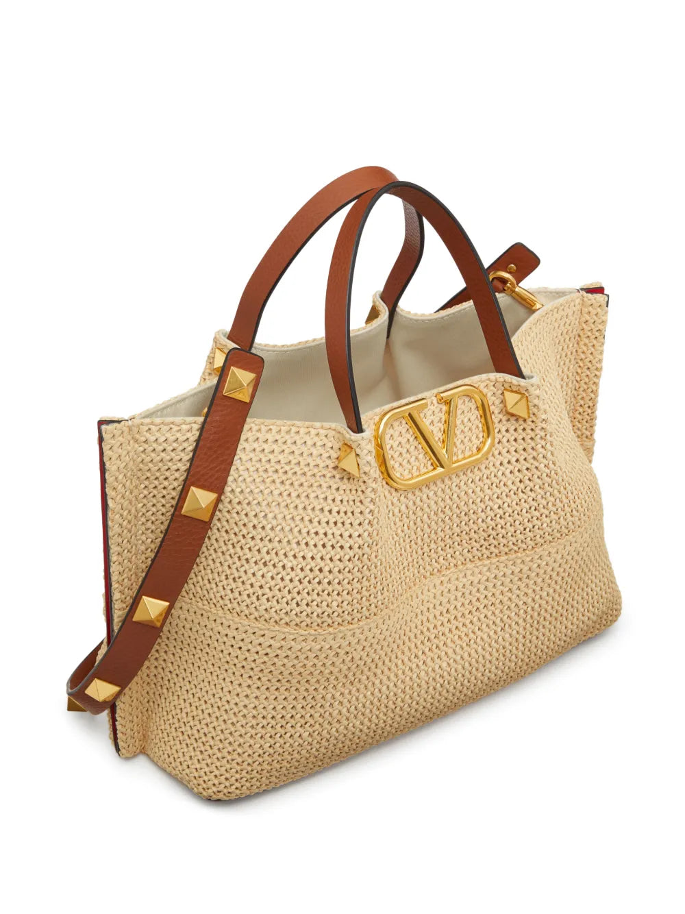 medium Summer straw tote bag