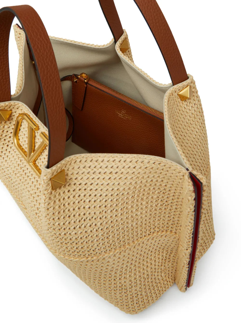 medium Summer straw tote bag