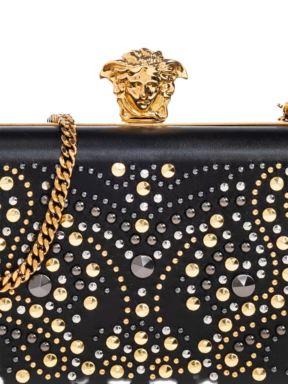 embellishment chain clutch bag