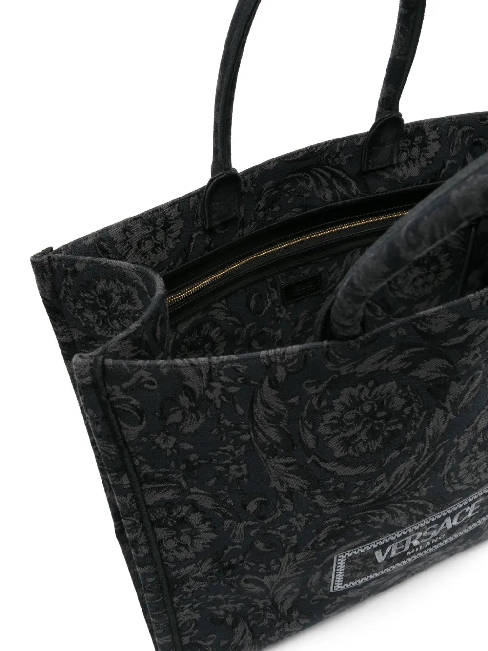 Barocco Athena jacquard canvas tote bag