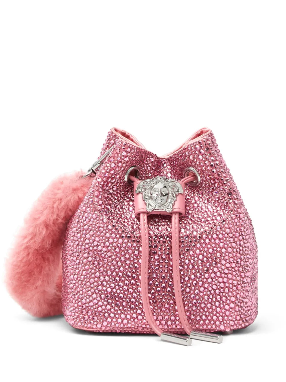 mini La Medusa crystal bucket bag