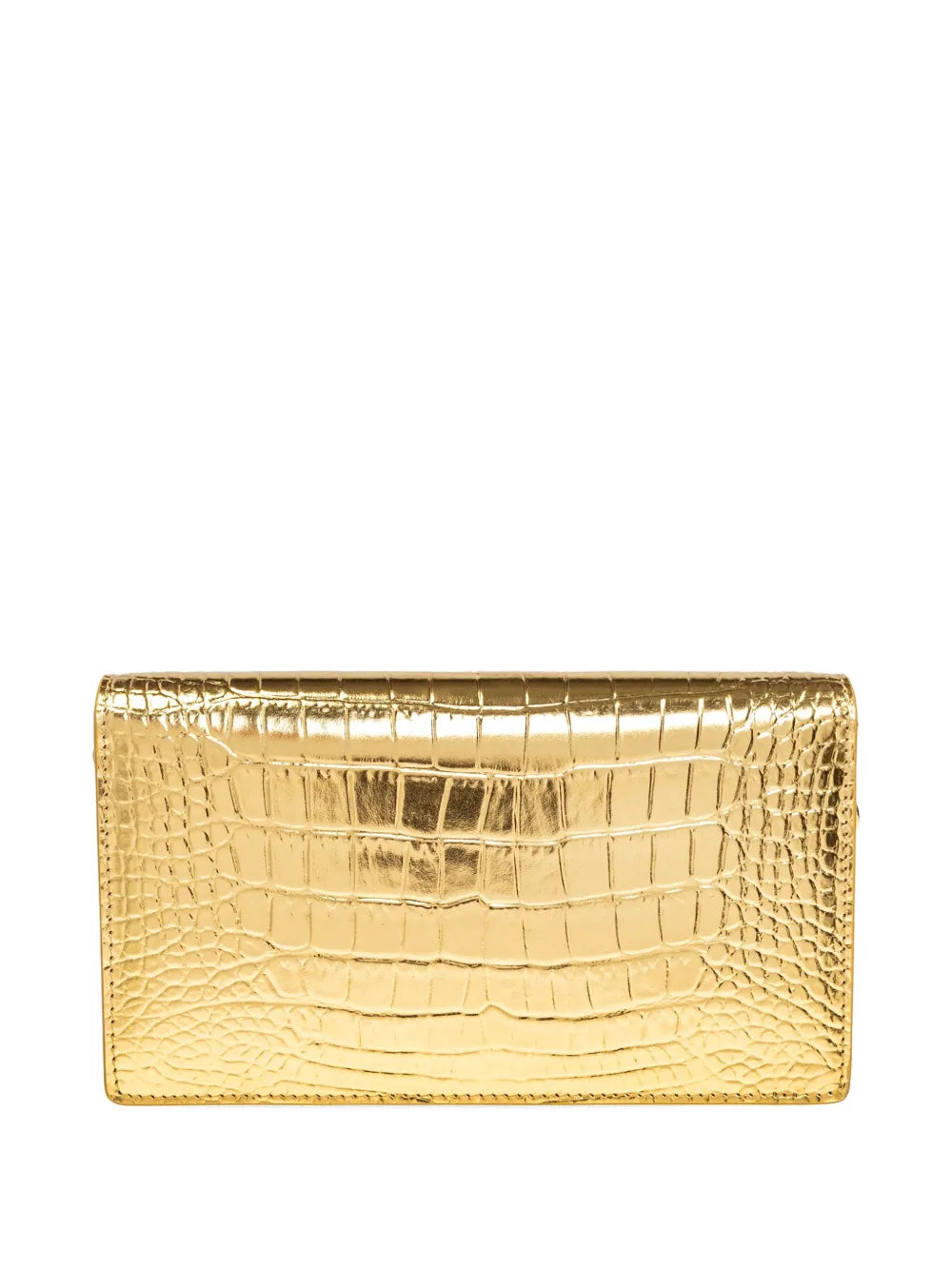 Medusa '95 crocodile-effect clutch bag