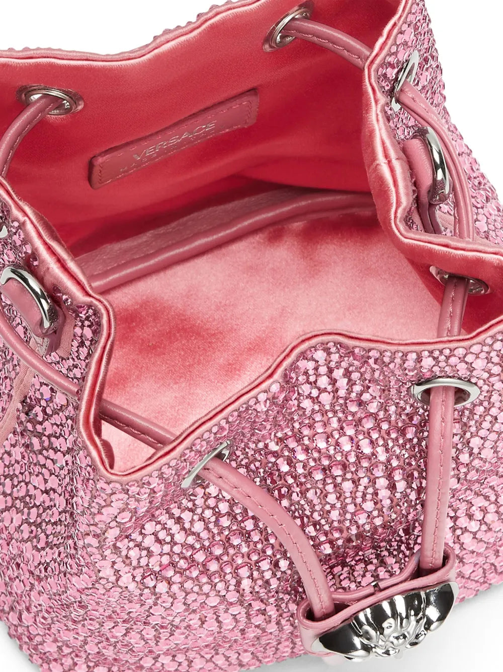 mini La Medusa crystal bucket bag