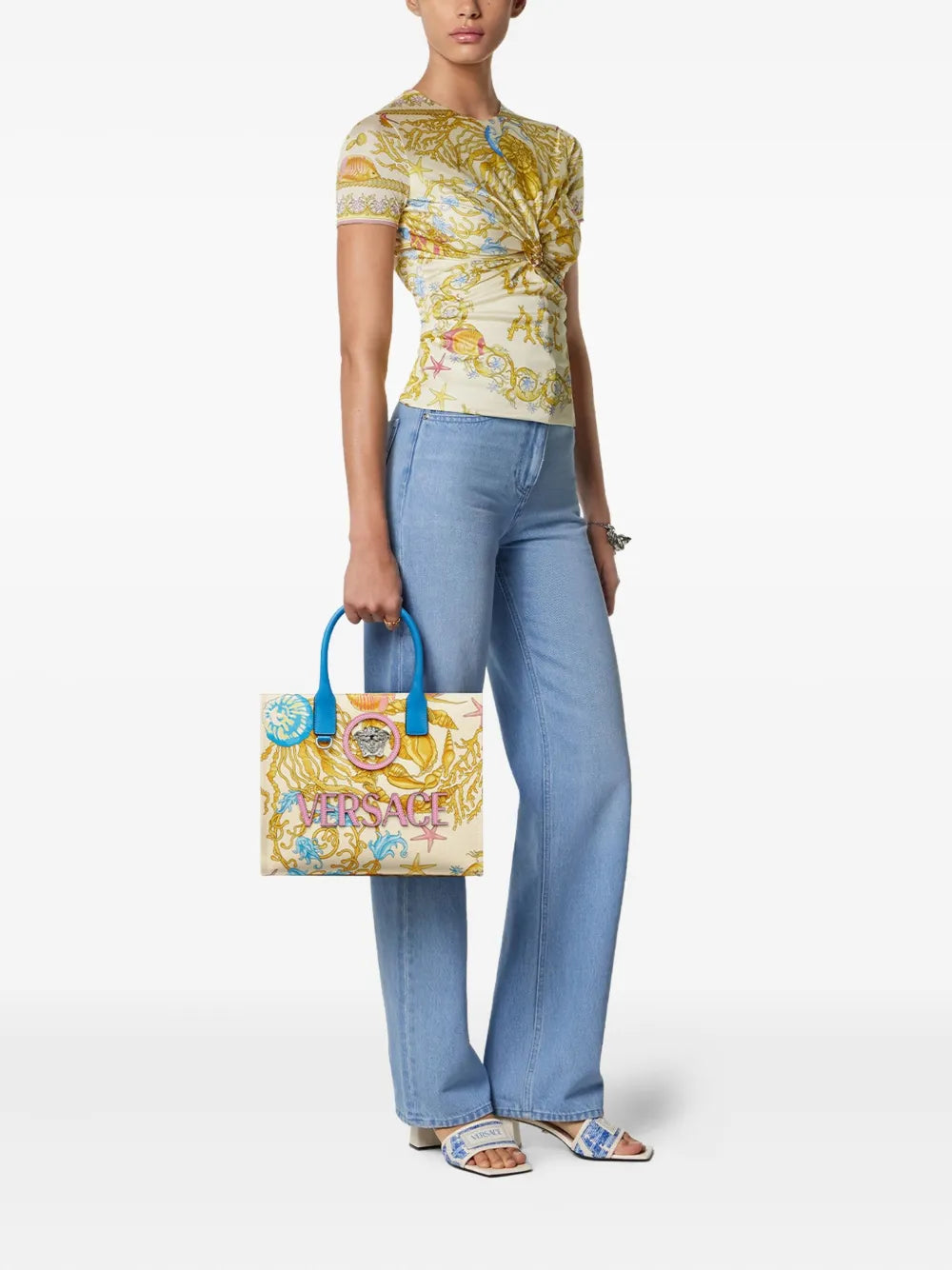 Underwater Barocco canvas tote bag