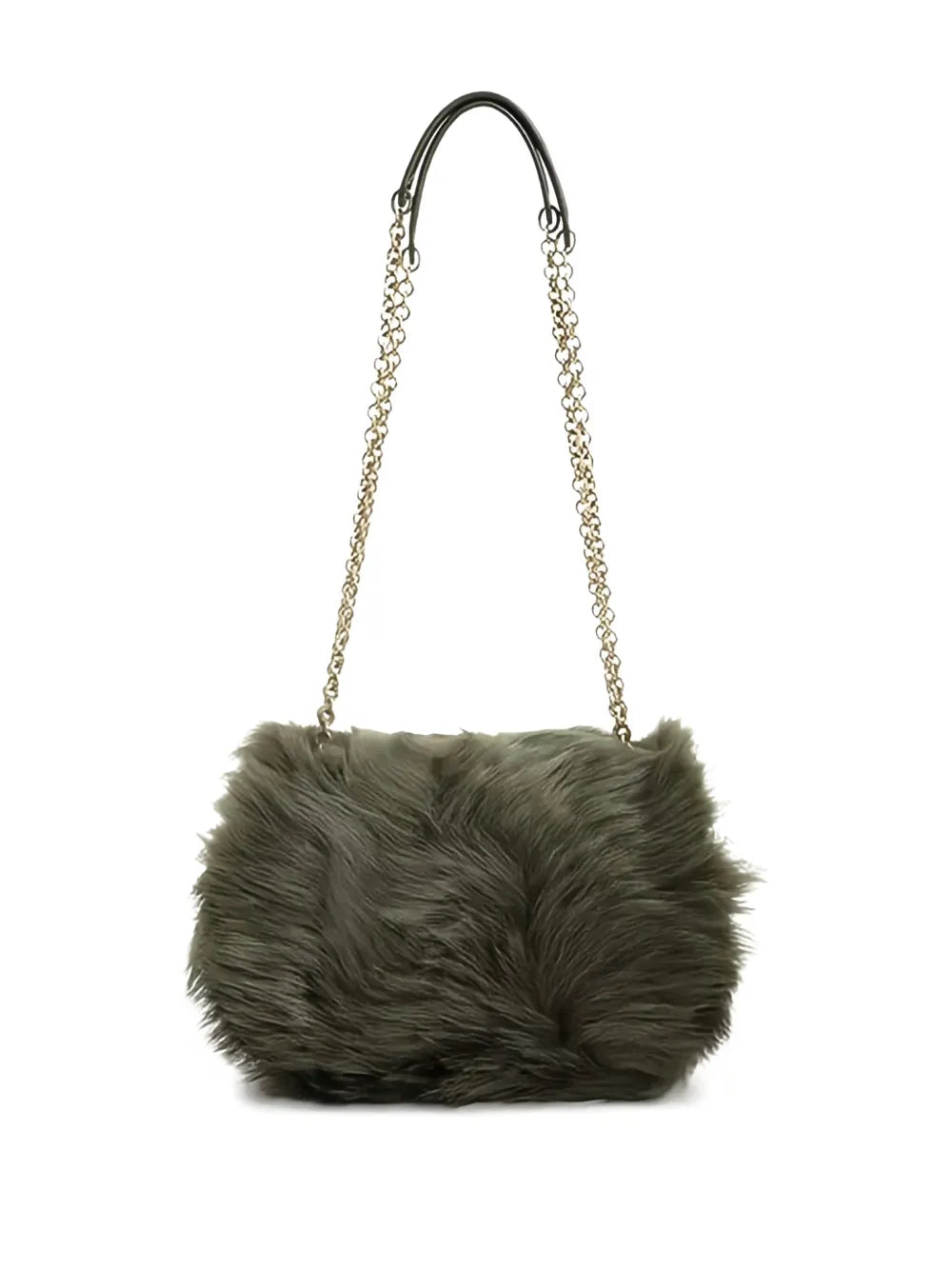 Jamie shearling shoulder bag