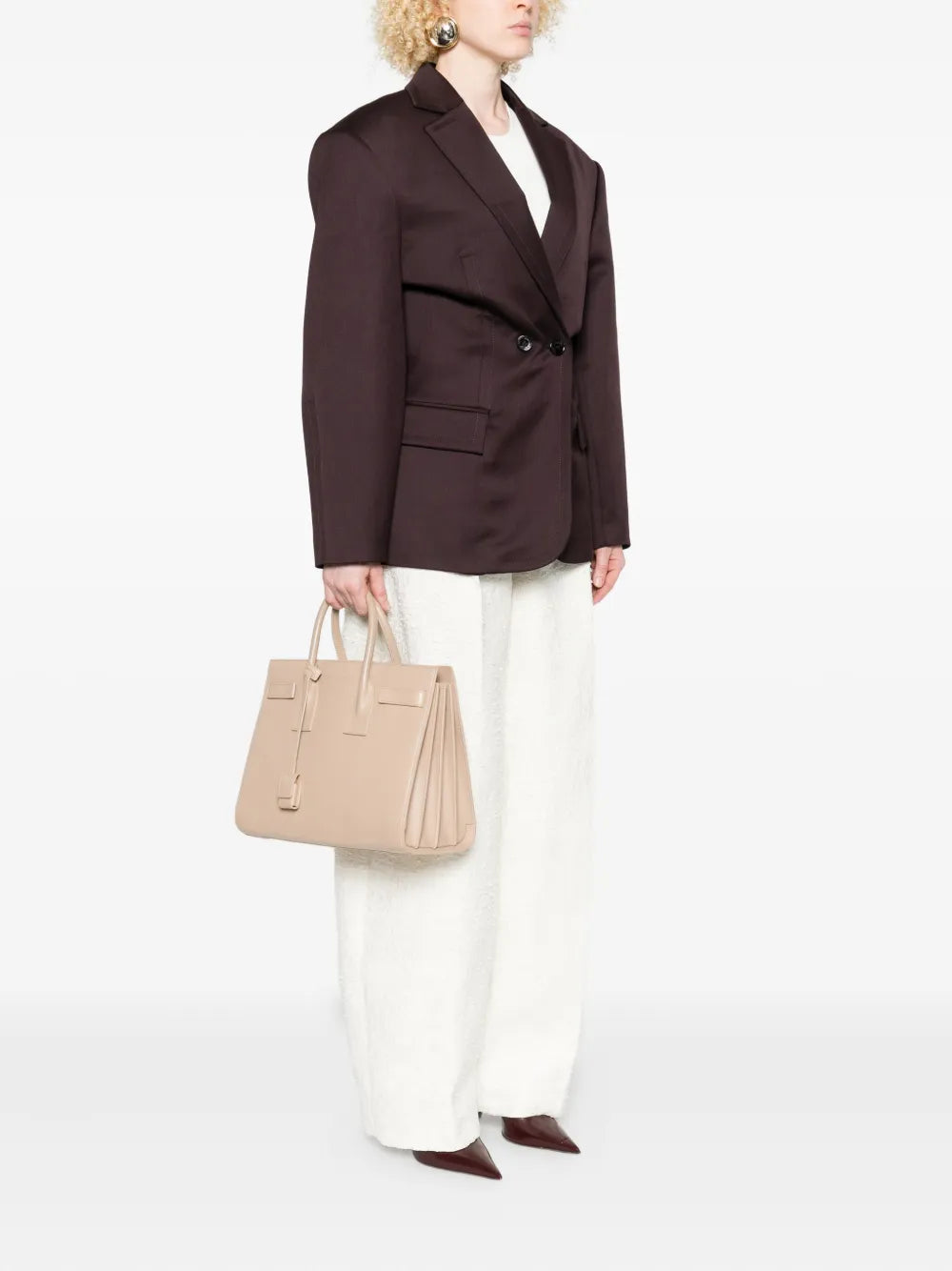 Sac De Jour leather tote bag