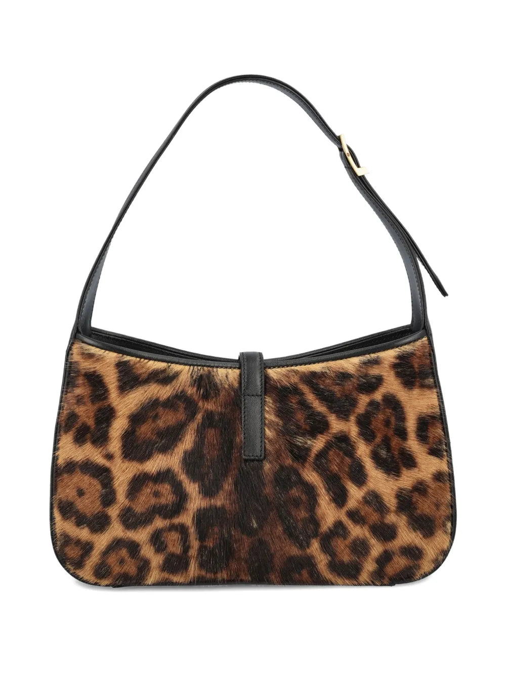 Le 5 à 7 leopard-print clasp shoulder bag