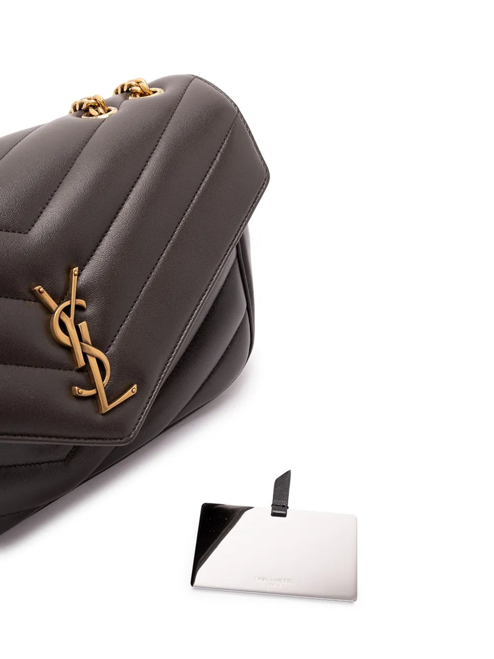 chevron chain shoulder bag