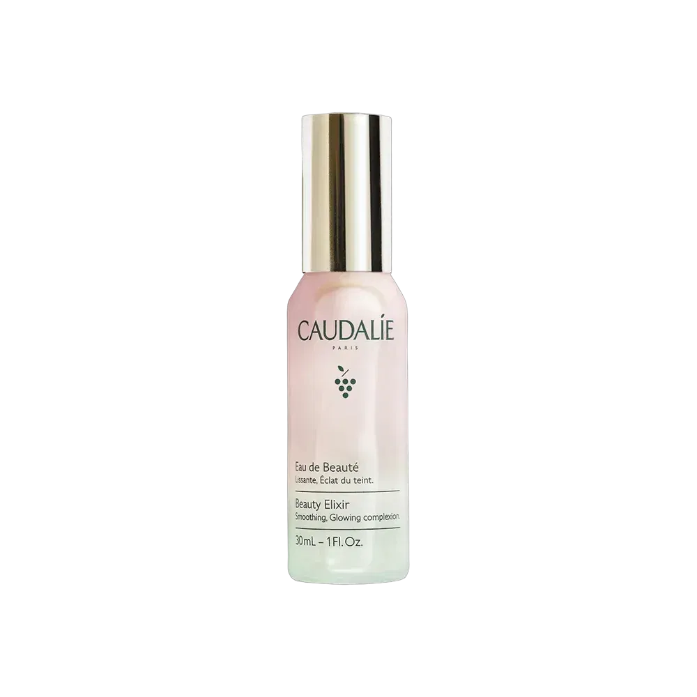 Caudalie Beauty Elixir Prep, Set Makeup, Glow - Travel Size