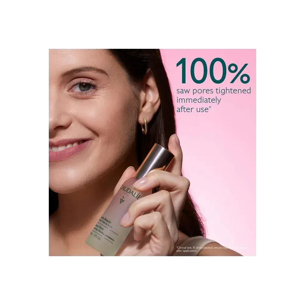 Caudalie Beauty Elixir Prep, Set Makeup, Glow - Travel Size