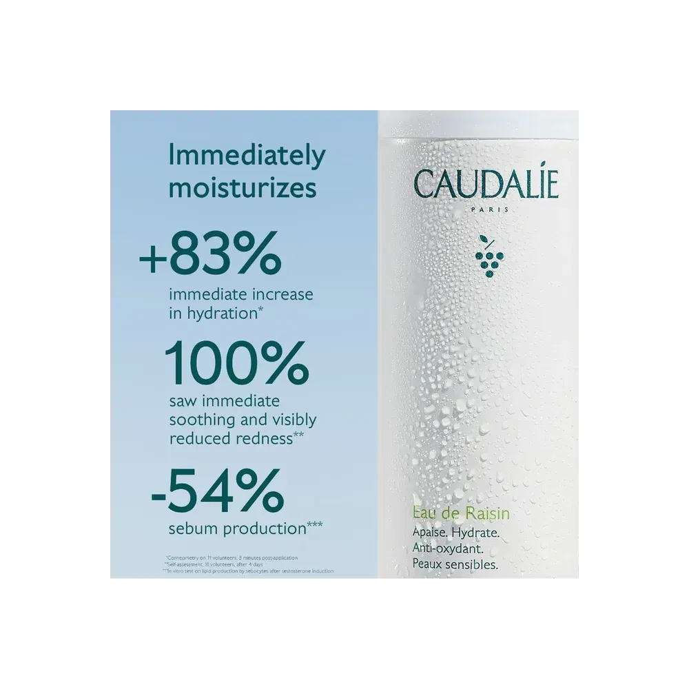 Caudalie Grape Water Moisturizing Face Mist - Travel Size