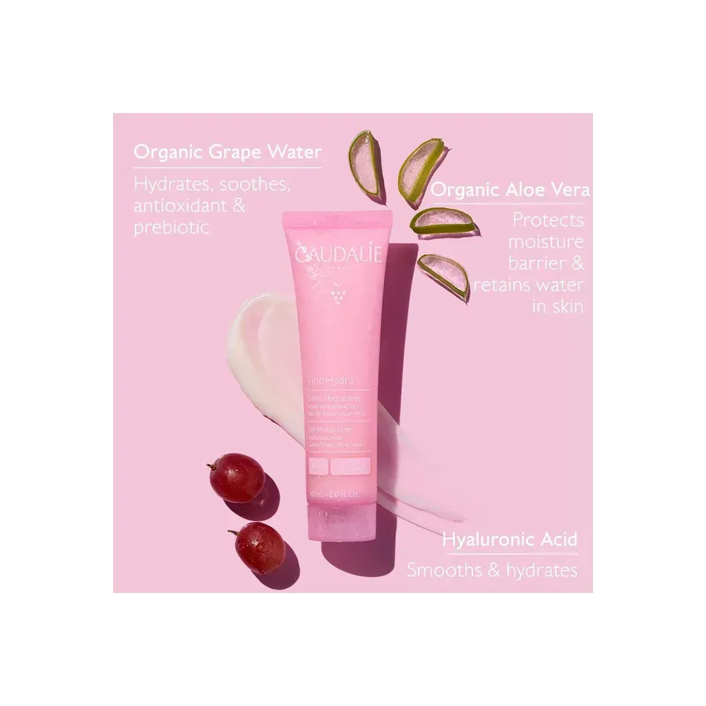 Caudalie VinoHydra Gel Moisturizer With Hyaluronic Acid + Aloe Vera