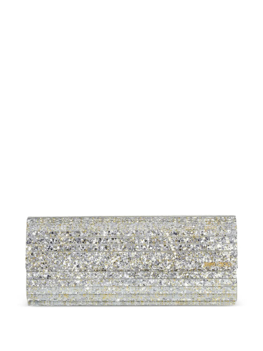 SWEETIE glitter-effect clutch bag