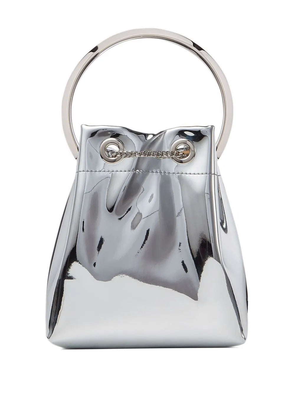 Bon Bon metallic-effect bucket bag