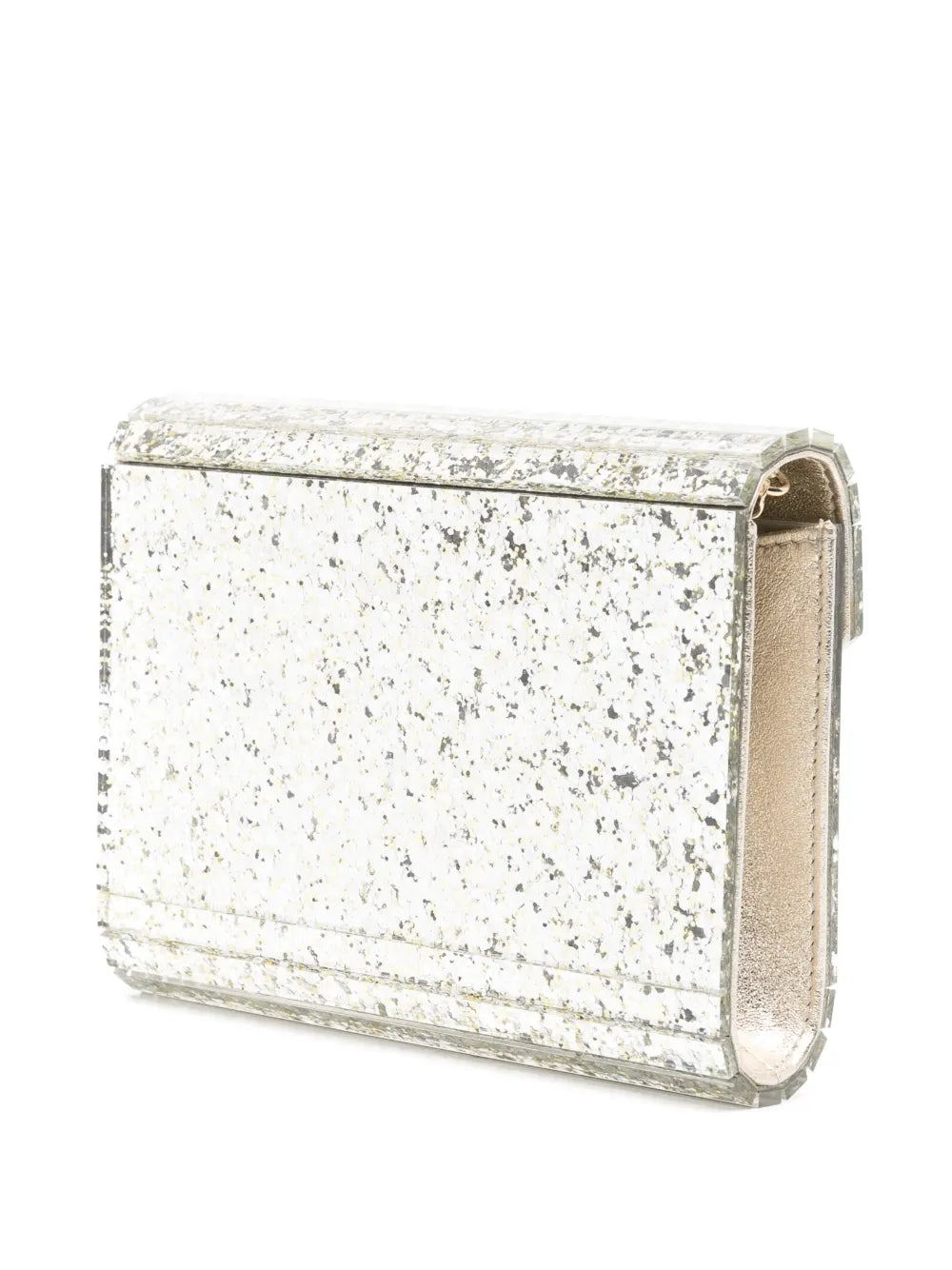 Candy glitter-detailing clutch