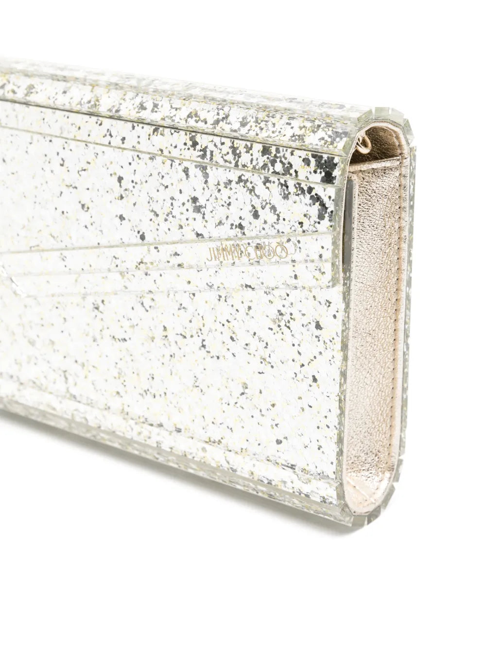 Candy glitter-detailing clutch